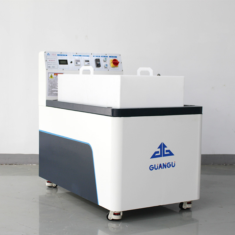 Magnetic deburring machine
